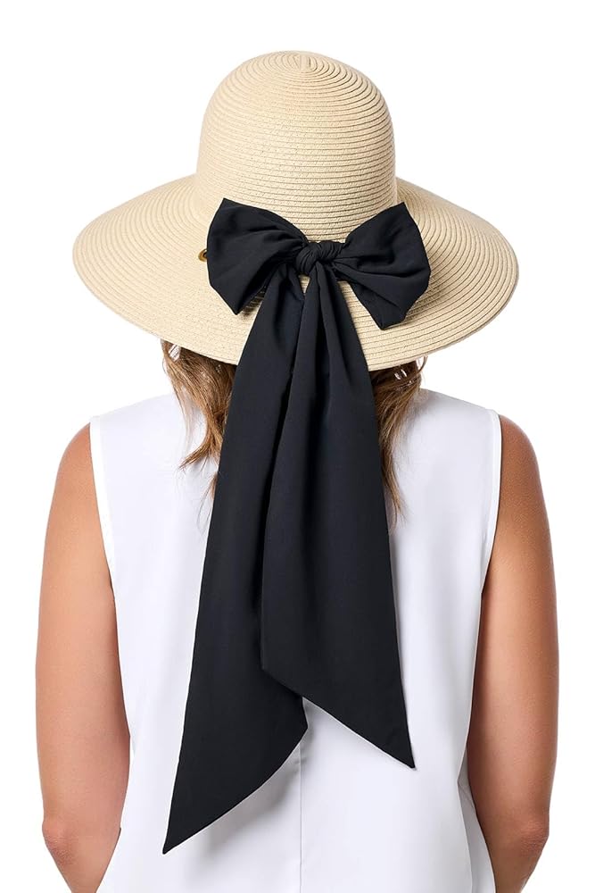 Coolibar UPF 50+ Women's Stella Scarf Detail Hat - Sun